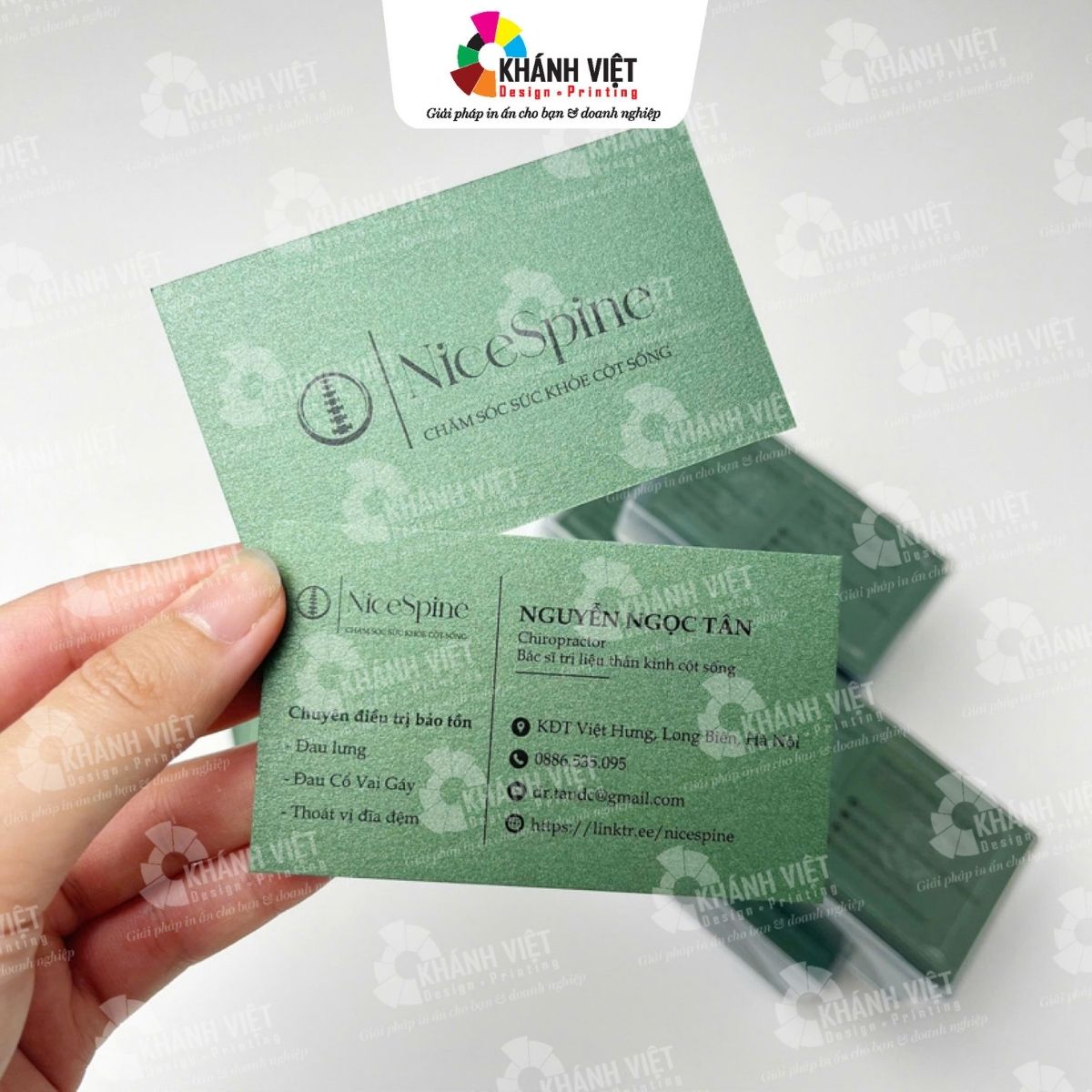 In name card cao cấp tại In Khánh Việt