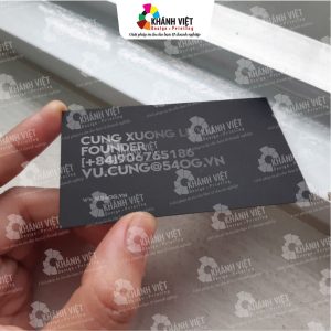 Mẫu name card cao cấp ấn tượng, thu hút - 012