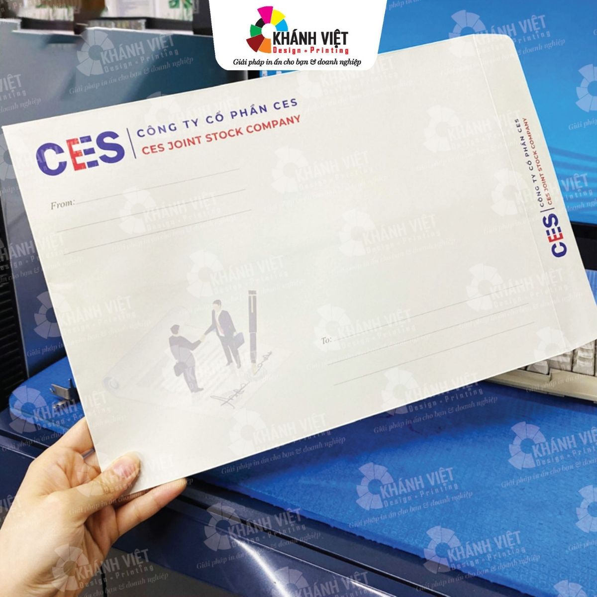 Mẫu bao thư A4 đẹp và ấn tượng cho doanh nghiệp - 3