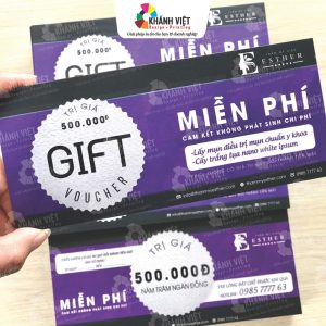 Mẫu voucher đẹp, thiết kế đa dạng - Mẫu 16