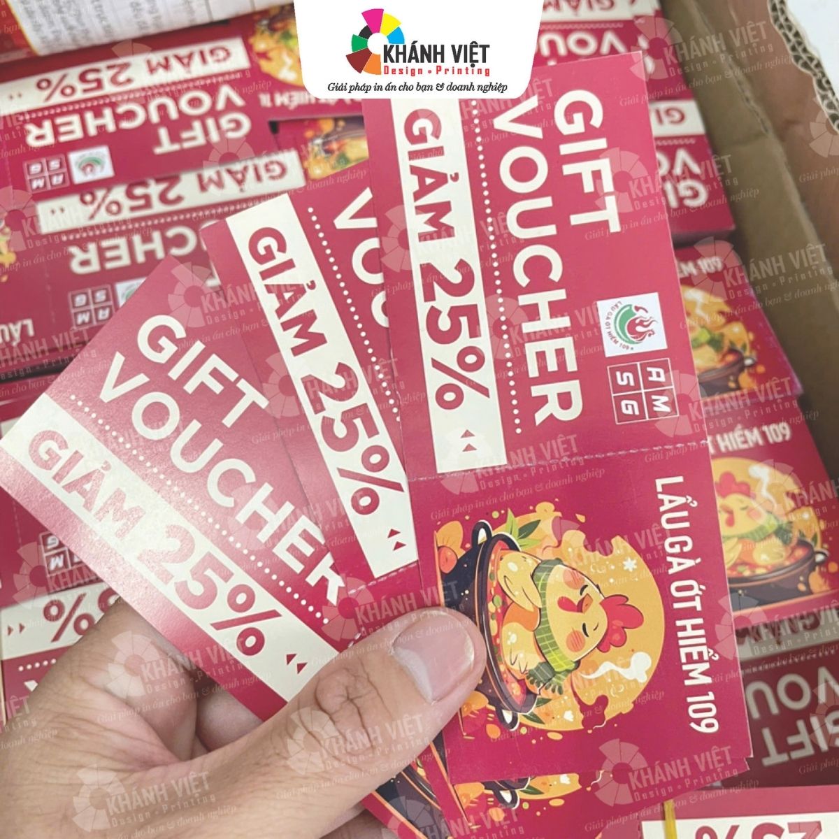 Mẫu voucher đẹp, thiết kế đa dạng - Mẫu 3