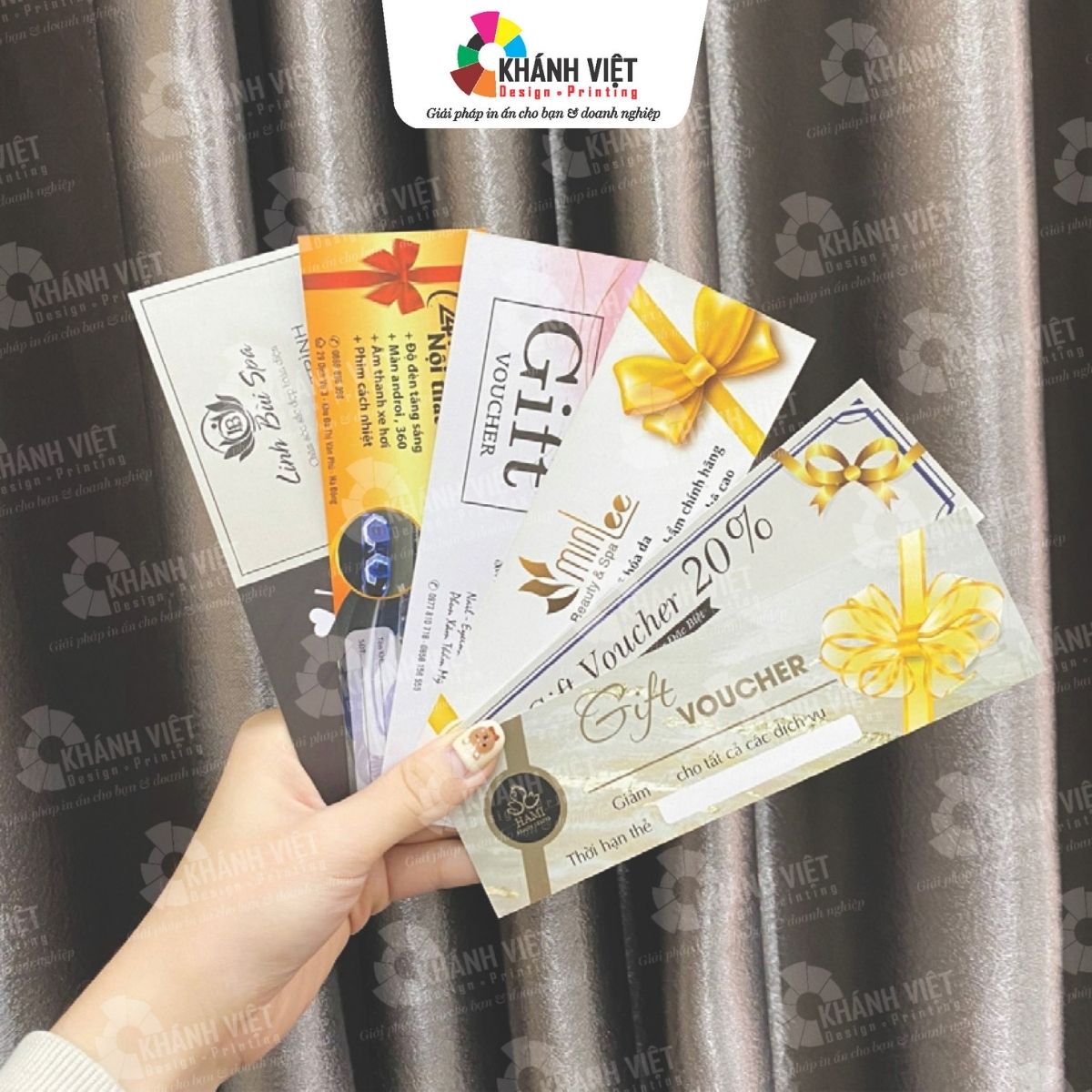 Mẫu voucher đẹp, thiết kế đa dạng - Mẫu 7