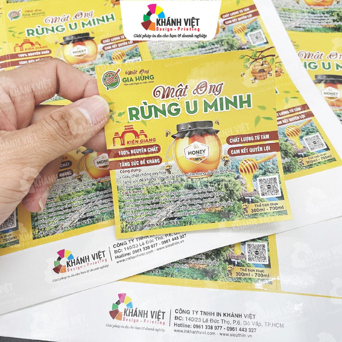 Tem nhãn nhựa chống nước đẹp mắt - 7