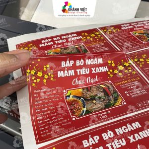 Tem nhãn nhựa chống nước đẹp mắt - 6