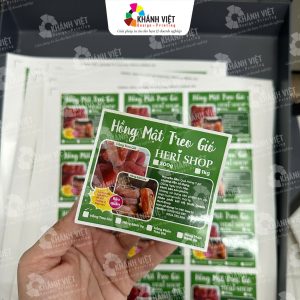 Tem nhãn nhựa chống nước đẹp mắt - 3