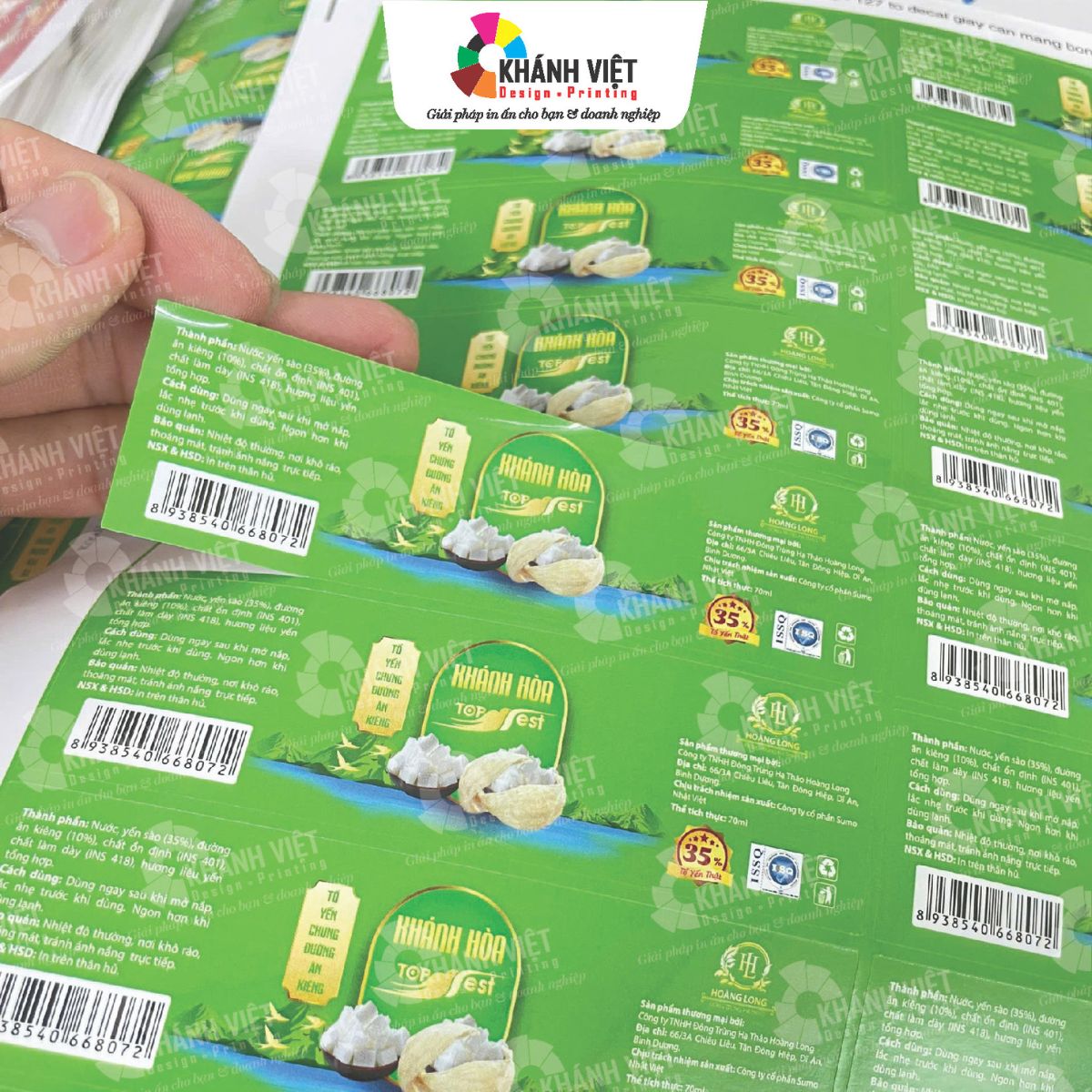 Tem nhãn nhựa chống nước đẹp mắt - 15