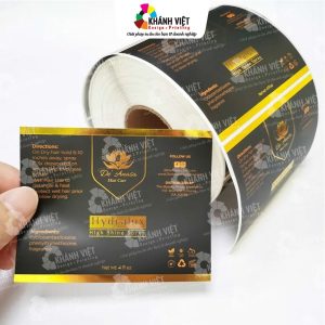 Mẫu tem nhãn decal xi vàng đẹp mắt - 17