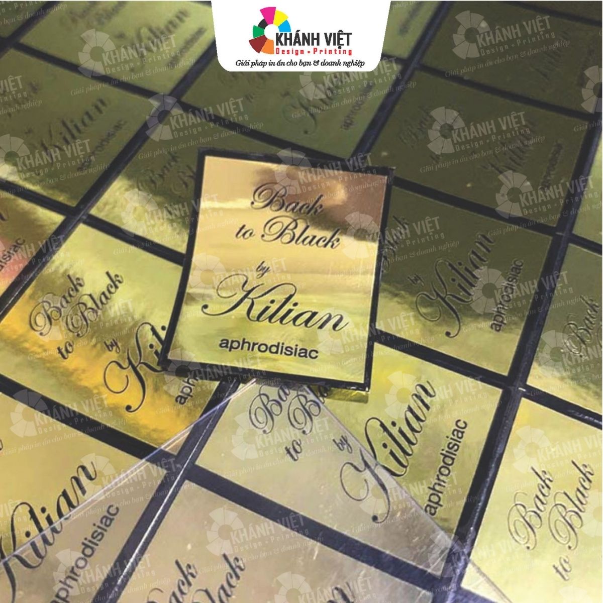 Mẫu tem nhãn decal xi vàng đẹp mắt - 8