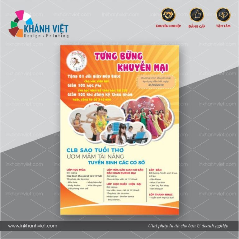 77+ Mẫu Tờ Rơi Quảng Cáo đẹp, ấn Tượng Và Hiệu Quả - In Khánh Việt