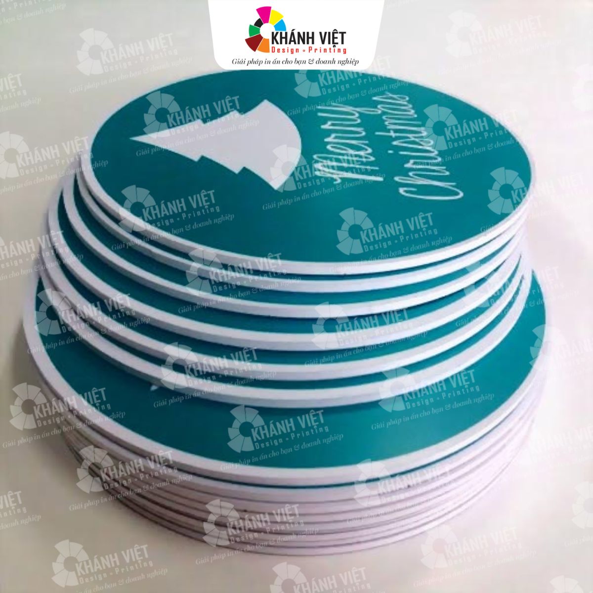 Decal cán formex được làm từ decal giấy