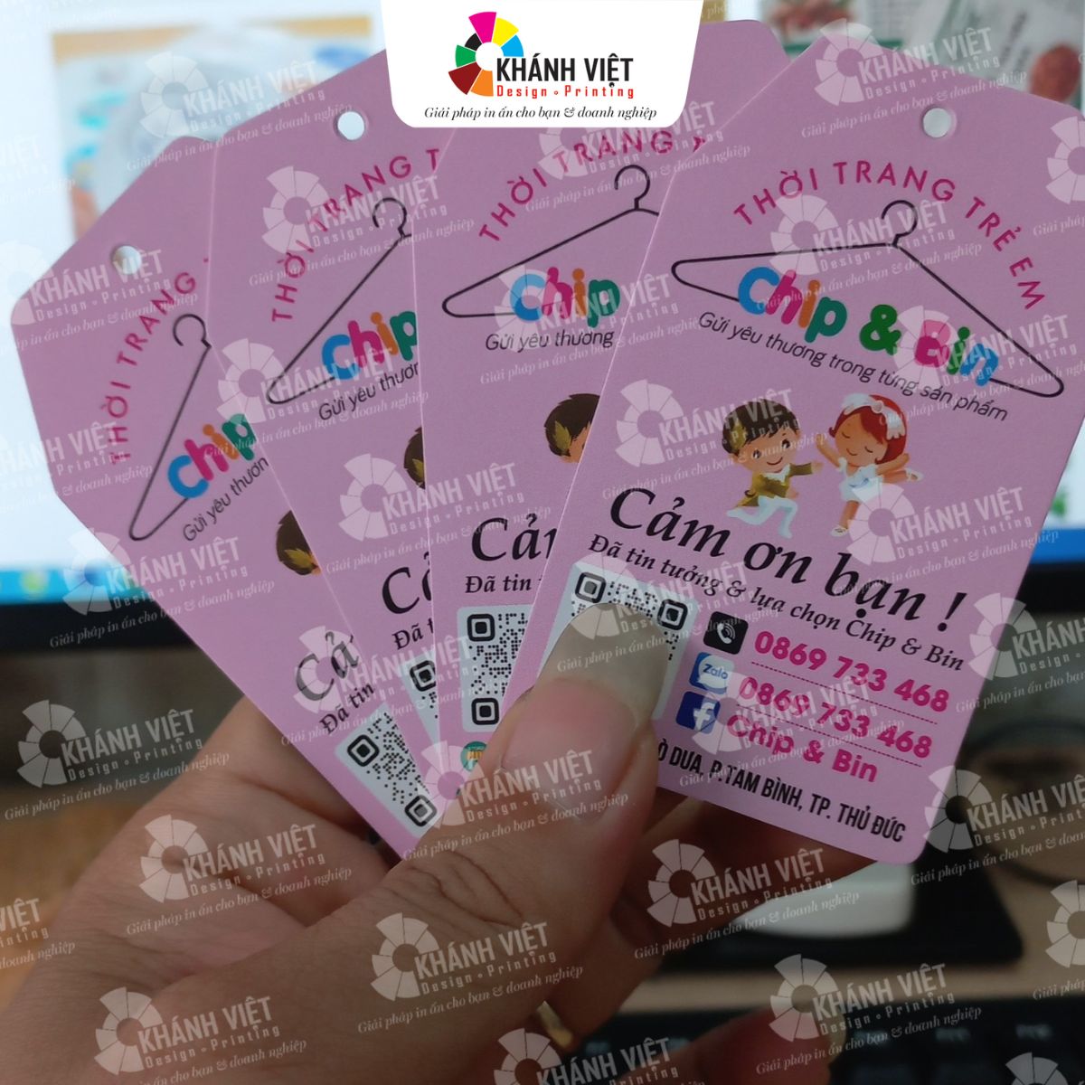 Tag quần áo bằng giấy