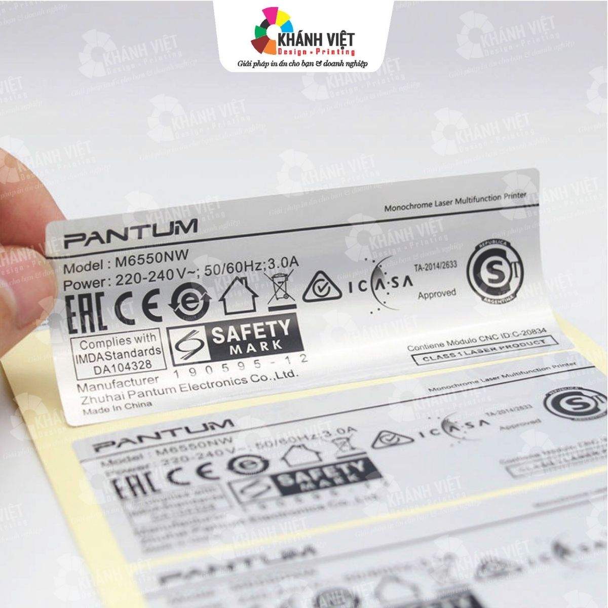 Mẫu tem nhãn decal xi bạc chuyên nghiệp - 10