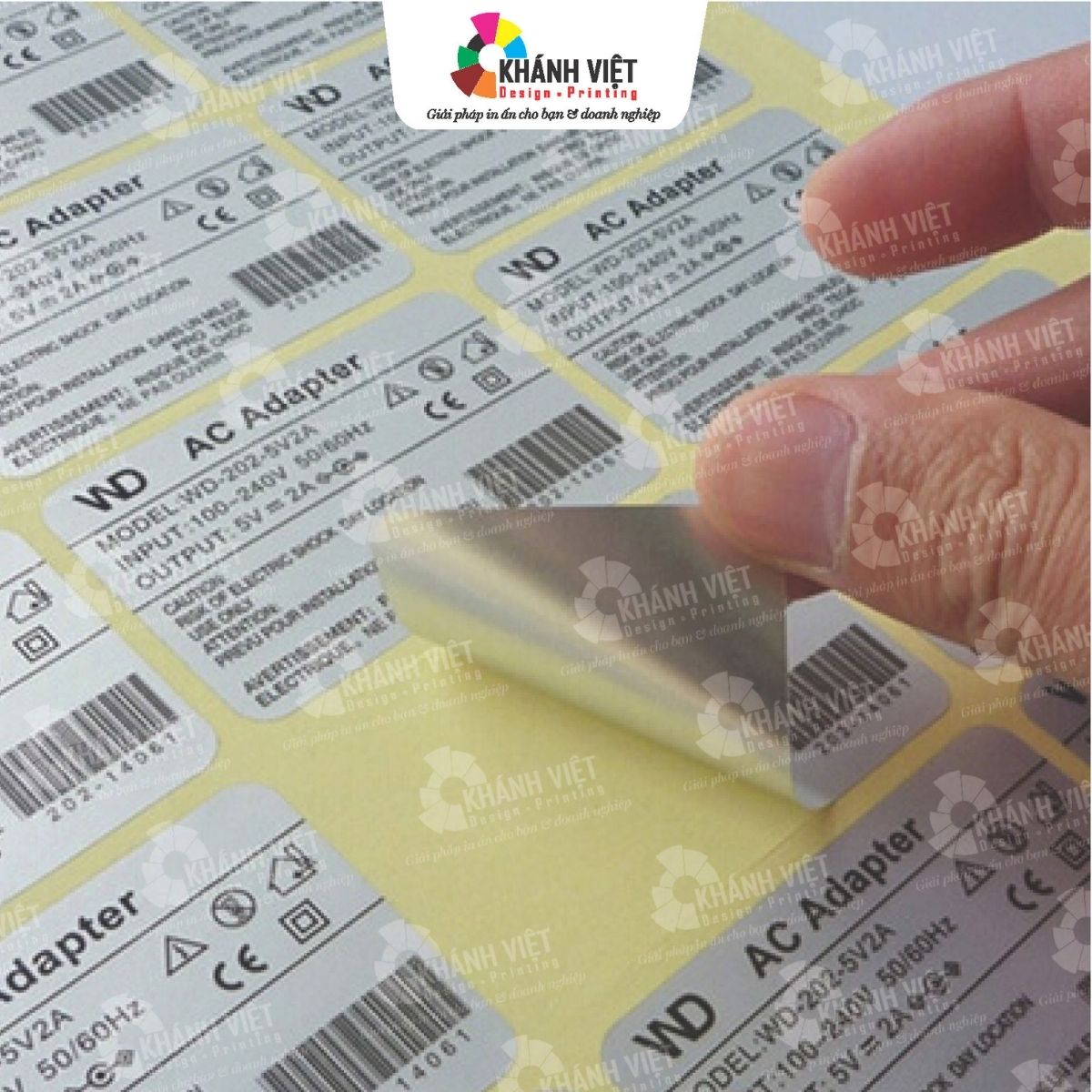 Mẫu tem nhãn decal xi bạc chuyên nghiệp - 12