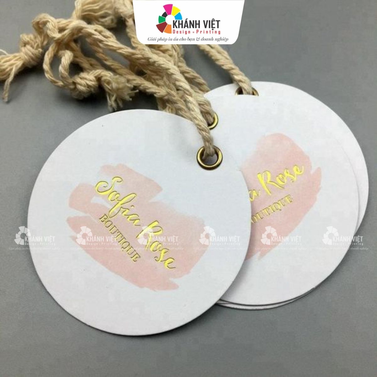 Quy trình in tag quà tặng