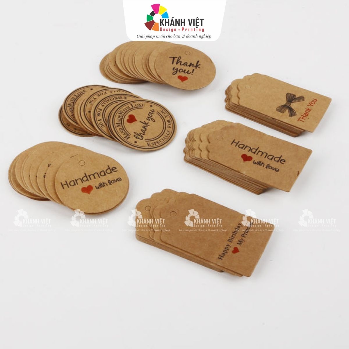 Tag quà tặng nhiều kiểu dáng