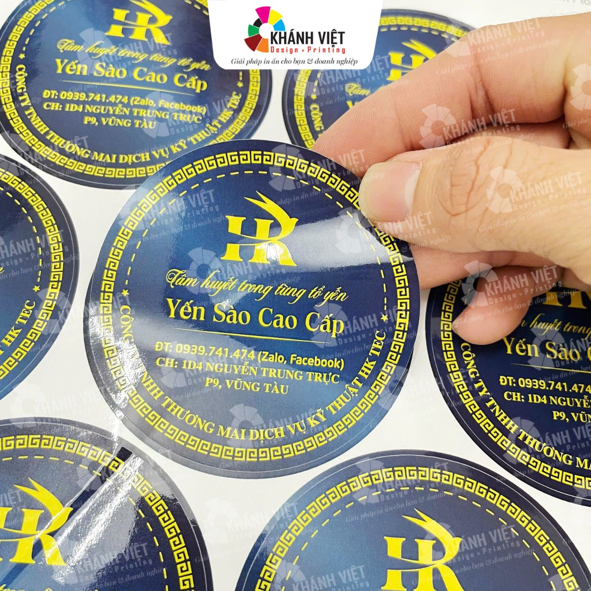 Mẫu tem nhãn dán chai lọ ấn tượng - 10