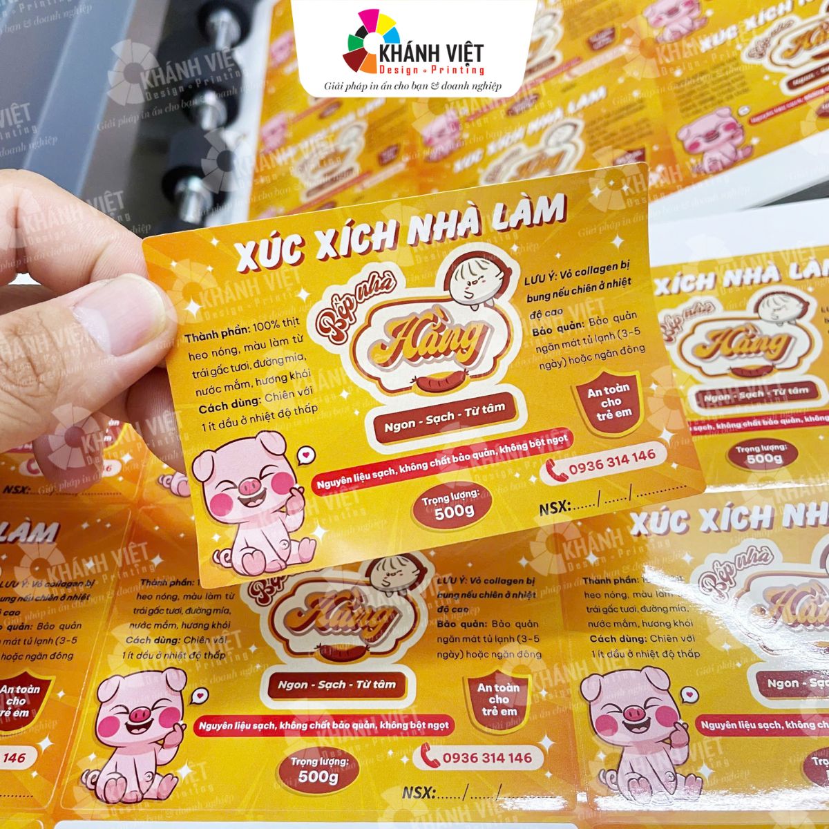 Mẫu tem nhãn dán chai lọ ấn tượng - 12