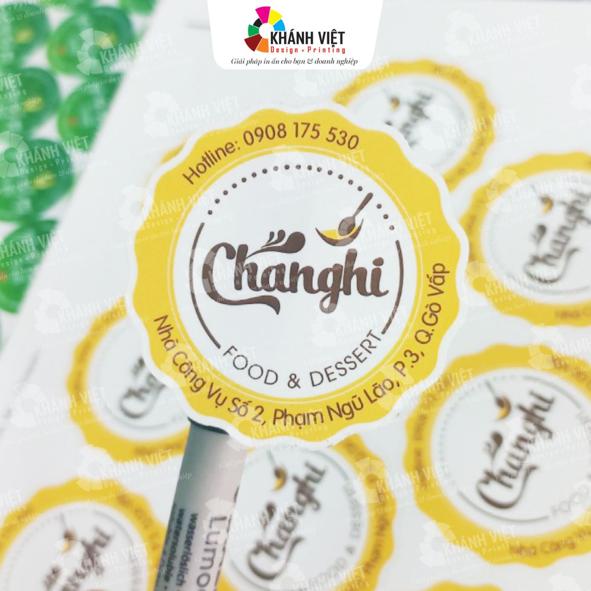 Mẫu tem nhãn dán chai lọ ấn tượng - 11