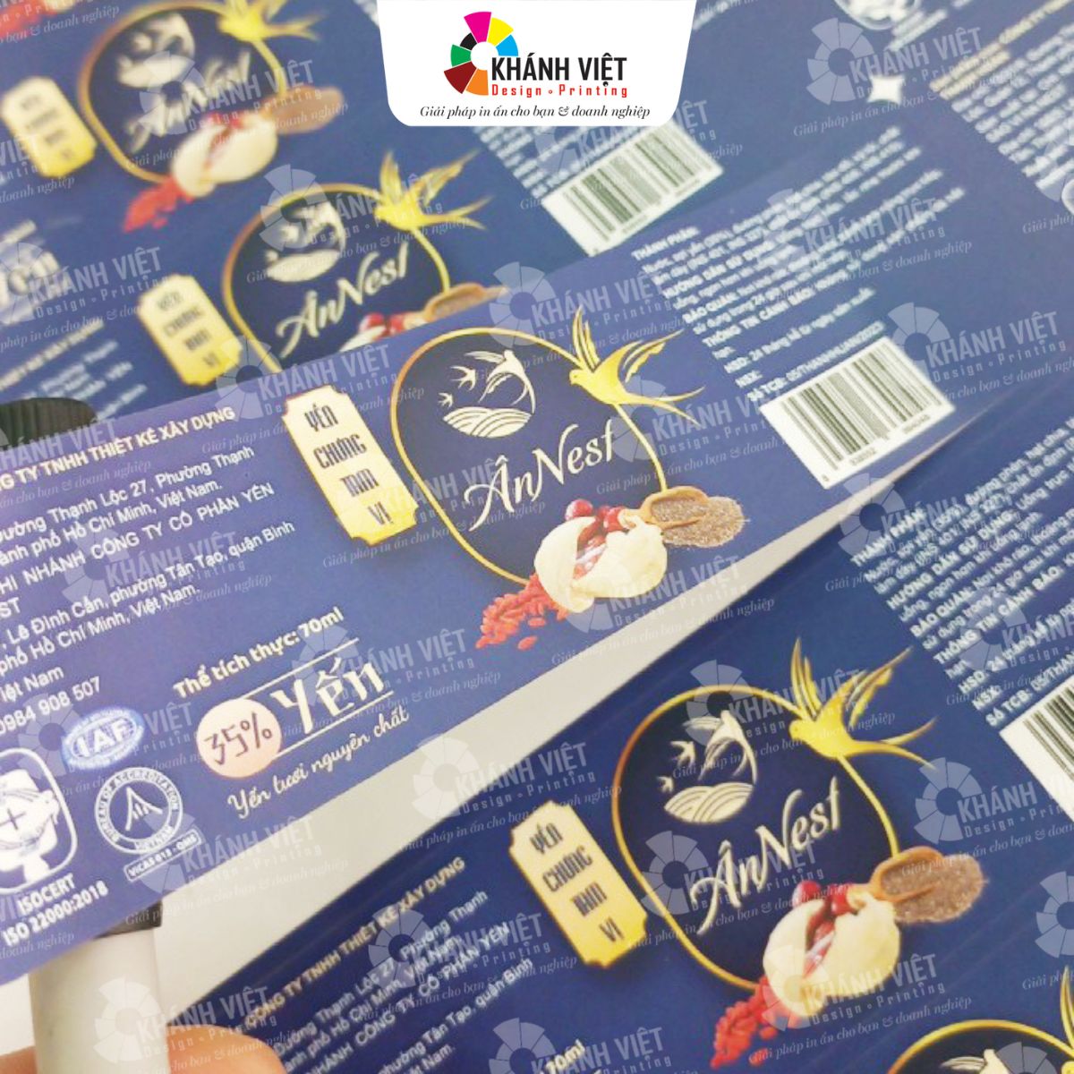 Mẫu tem nhãn dán chai lọ ấn tượng - 9