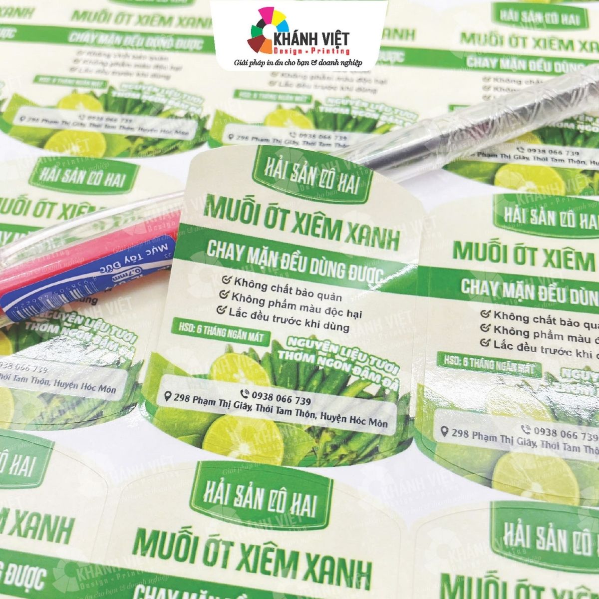 Mẫu tem thực phẩm đẹp, thiết kế chuyên nghiệp - 2