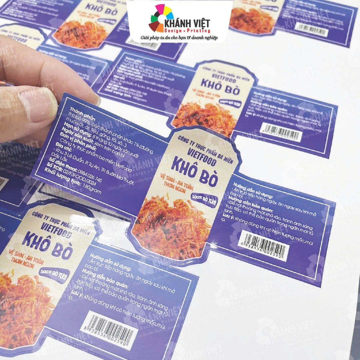 Mẫu tem thực phẩm đẹp, thiết kế chuyên nghiệp - 5