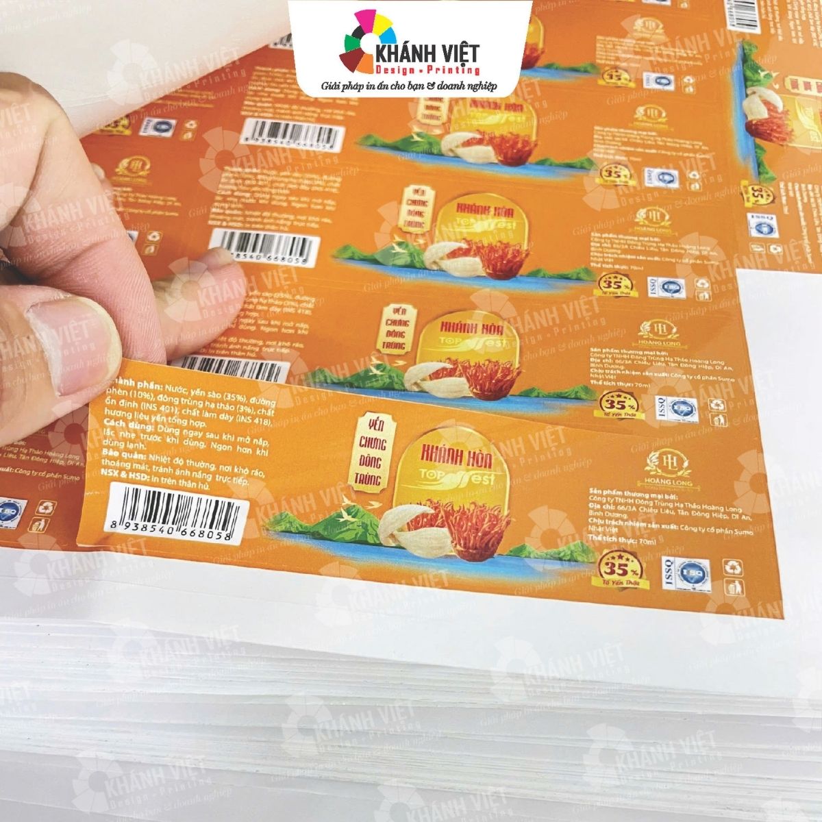 Mẫu tem thực phẩm đẹp, thiết kế chuyên nghiệp - 8