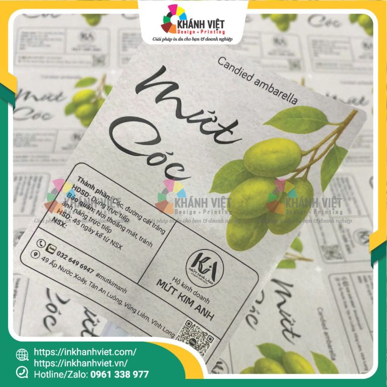Quy trình in tem nhãn hộp mứt tết tại In Khánh Việt