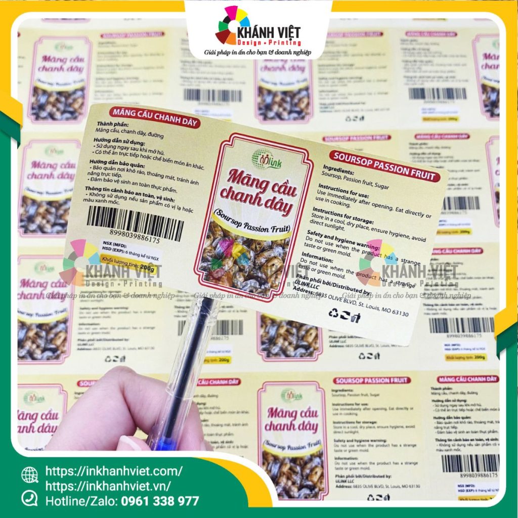 Tem mứt mãng cầu đẹp