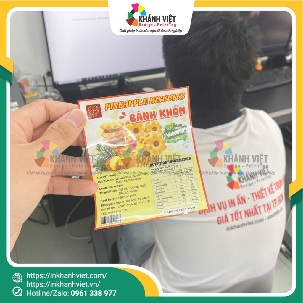 Tem nhãn mứt tết độc đáo