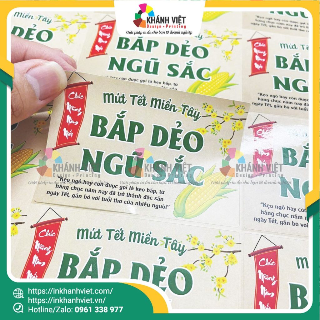 Tem nhãn bắp dẻo