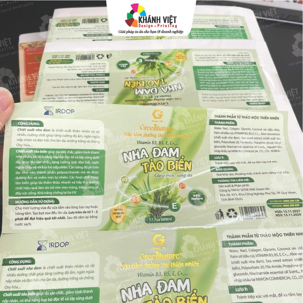 Nên in tem dán mỹ phẩm ở đâu?