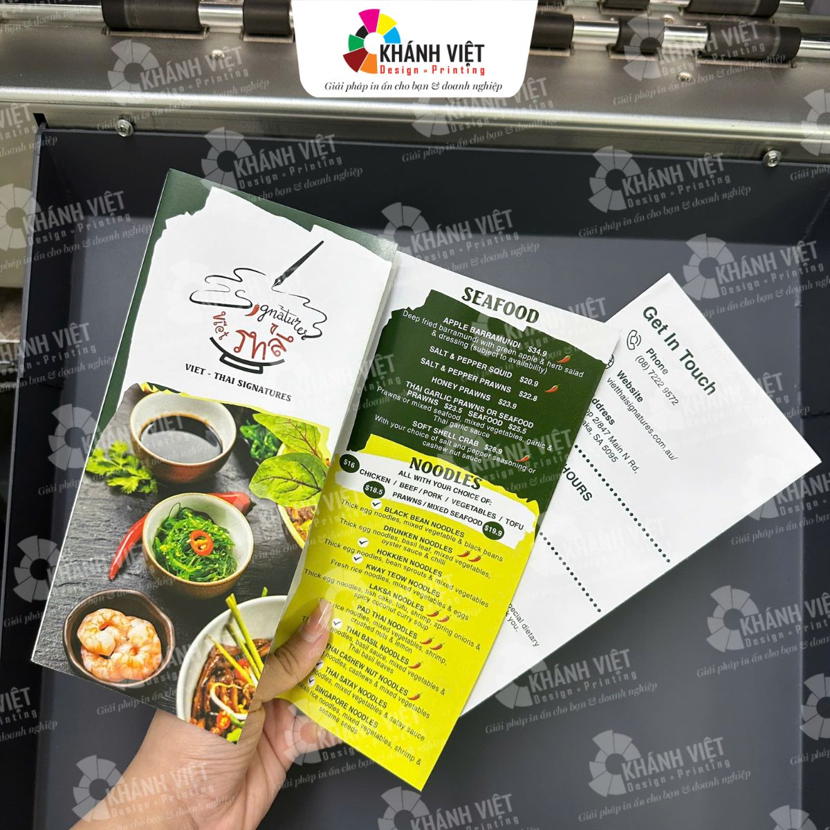 Mẫu tờ rơi đẹp cho nhà hàng, quán ăn - 1