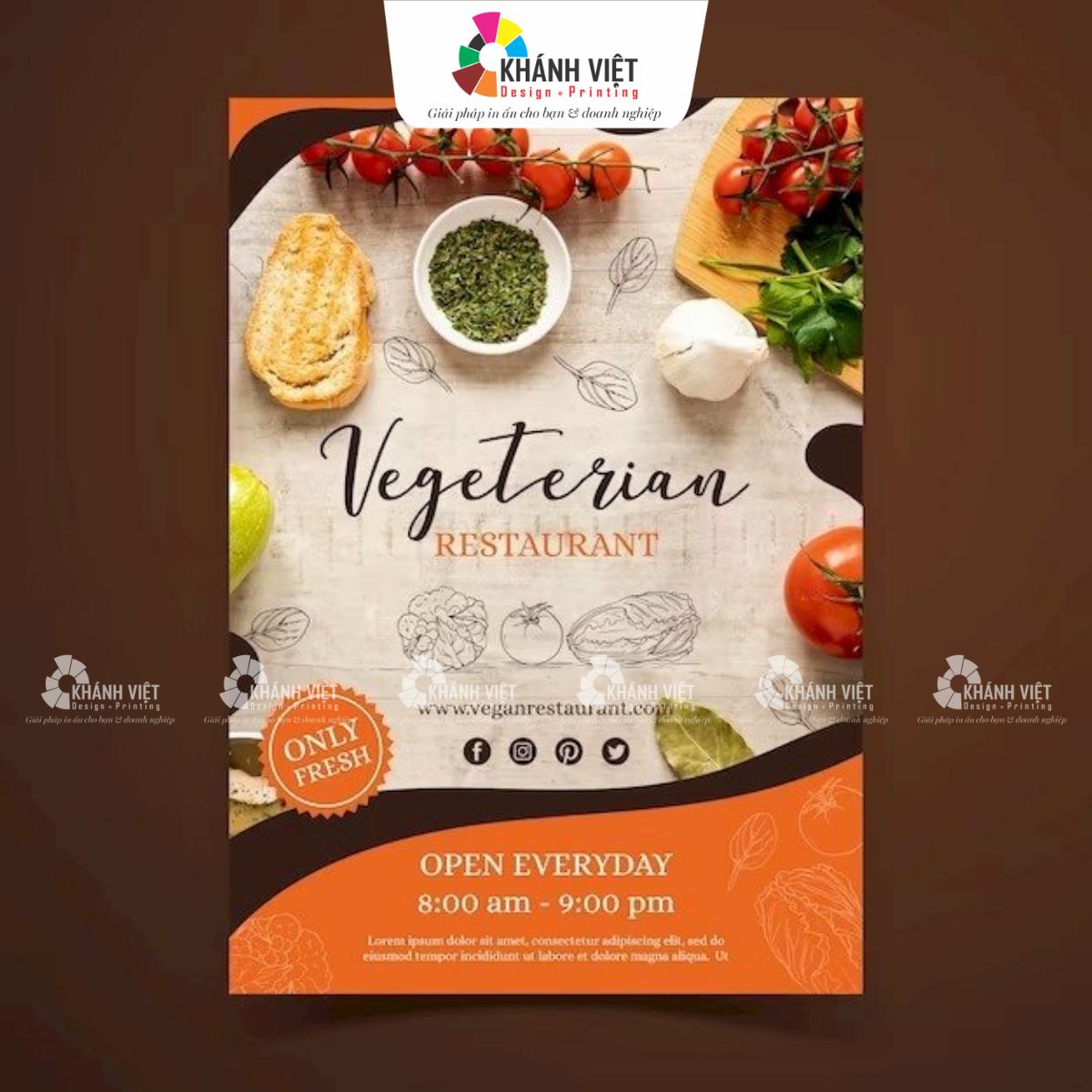 Mẫu tờ rơi đẹp cho nhà hàng, quán ăn - 16