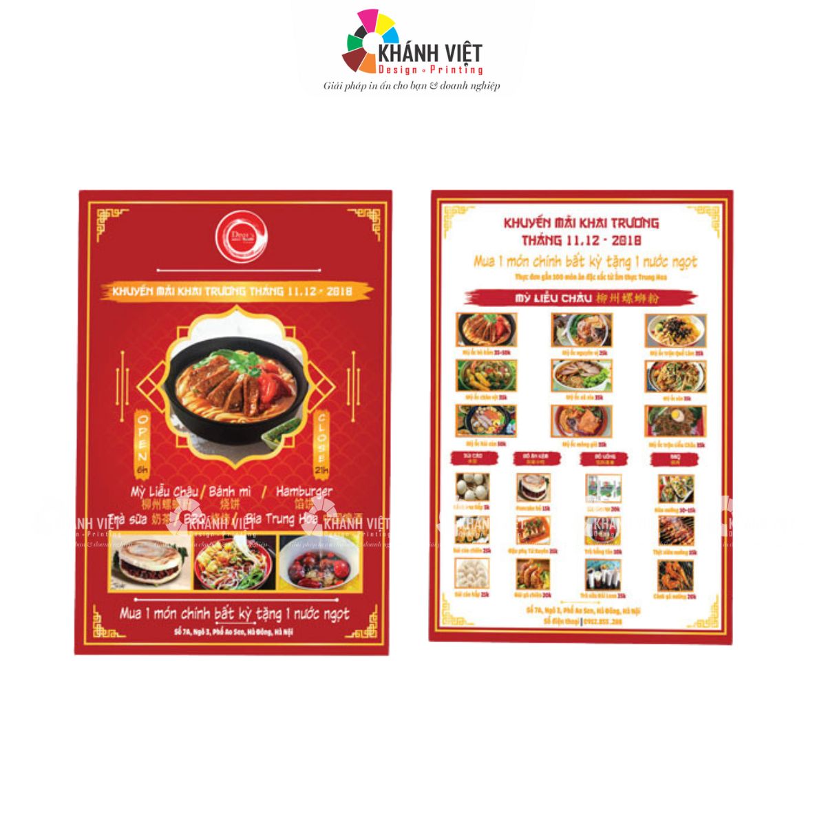 Mẫu tờ rơi đẹp cho nhà hàng, quán ăn - 18