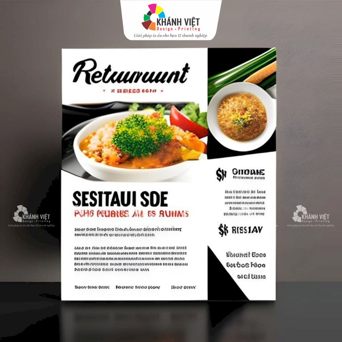 Mẫu tờ rơi đẹp cho nhà hàng, quán ăn - 19