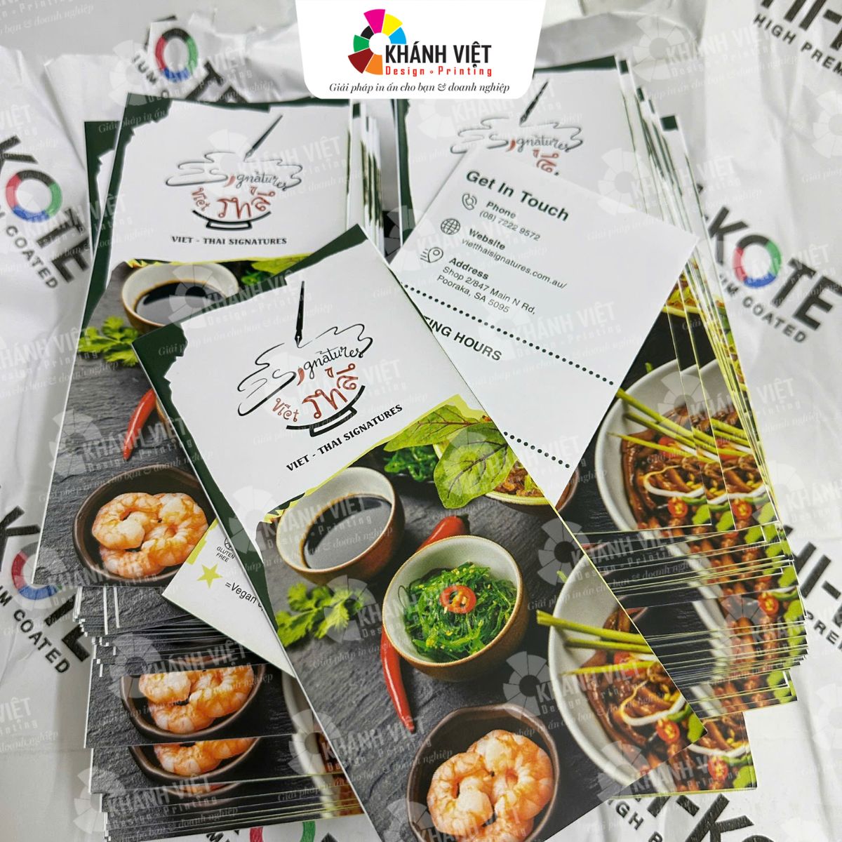 Mẫu tờ rơi đẹp cho nhà hàng, quán ăn - 2