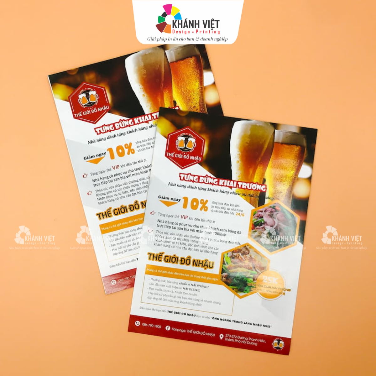 Mẫu tờ rơi đẹp cho nhà hàng, quán ăn - 21