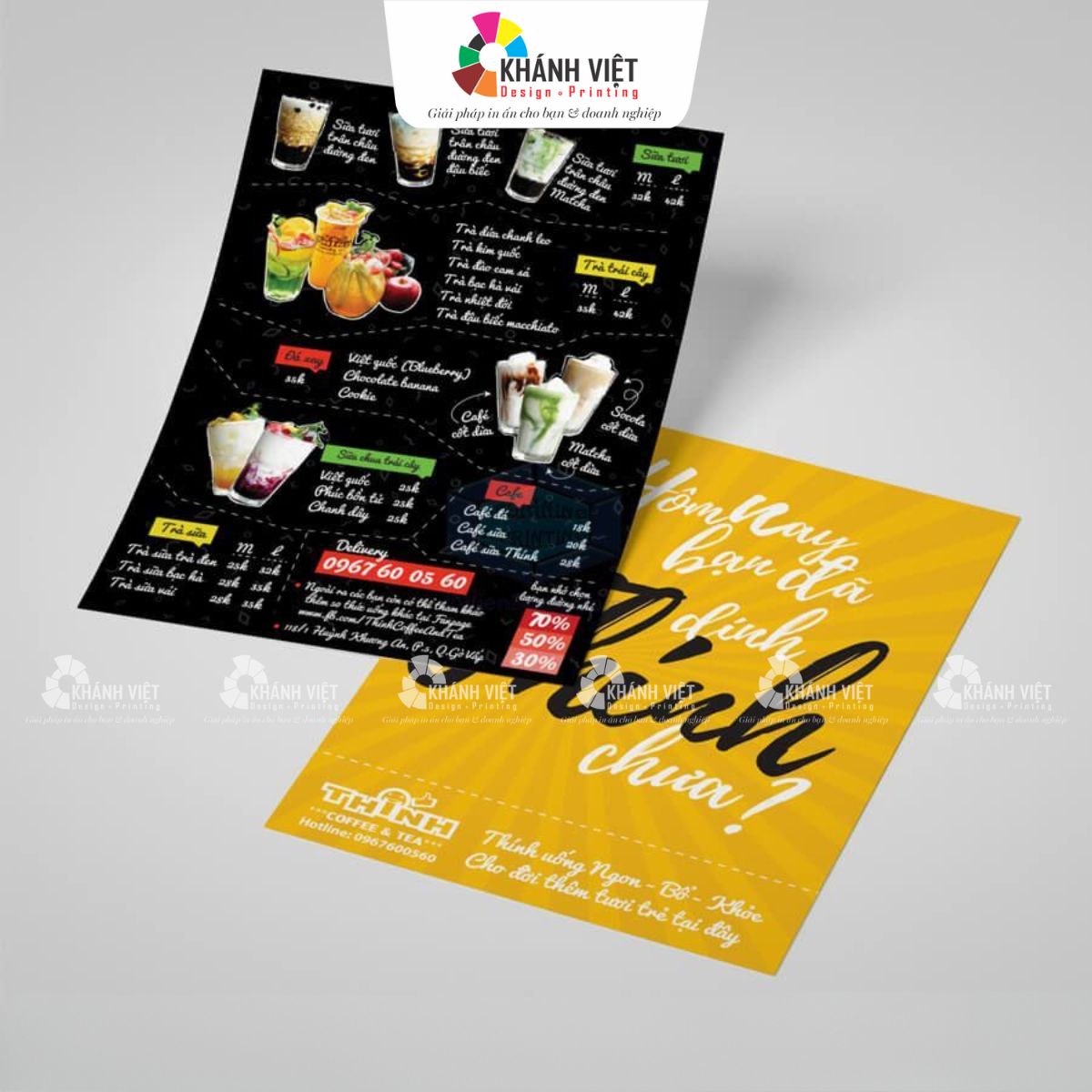 Mẫu tờ rơi đẹp cho nhà hàng, quán ăn - 27