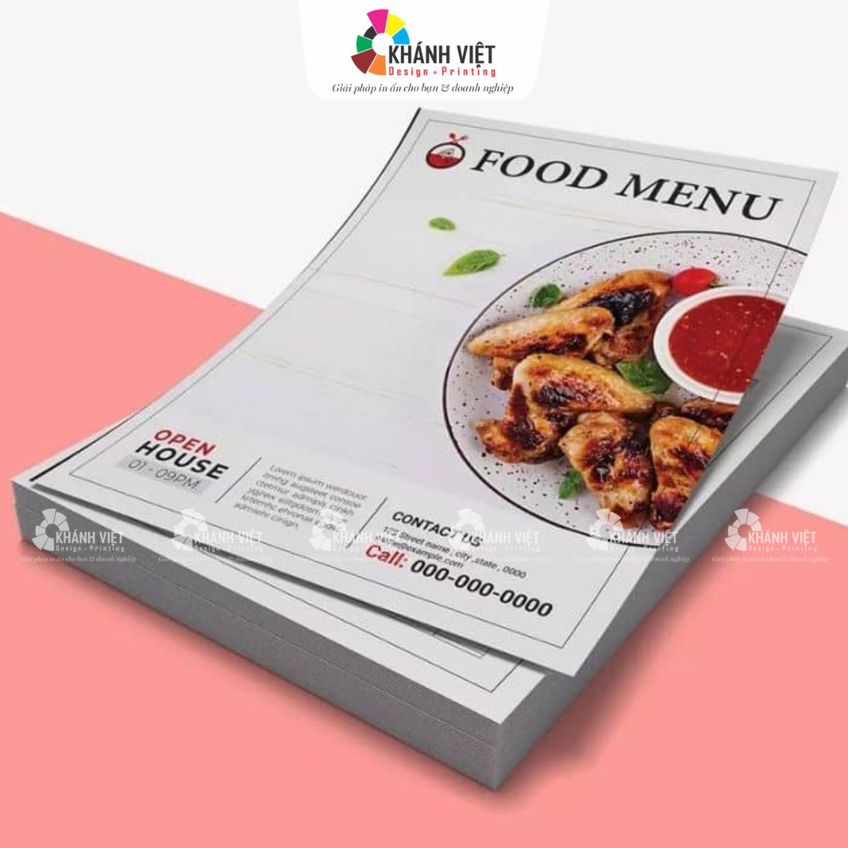 Mẫu tờ rơi đẹp cho nhà hàng, quán ăn - 30