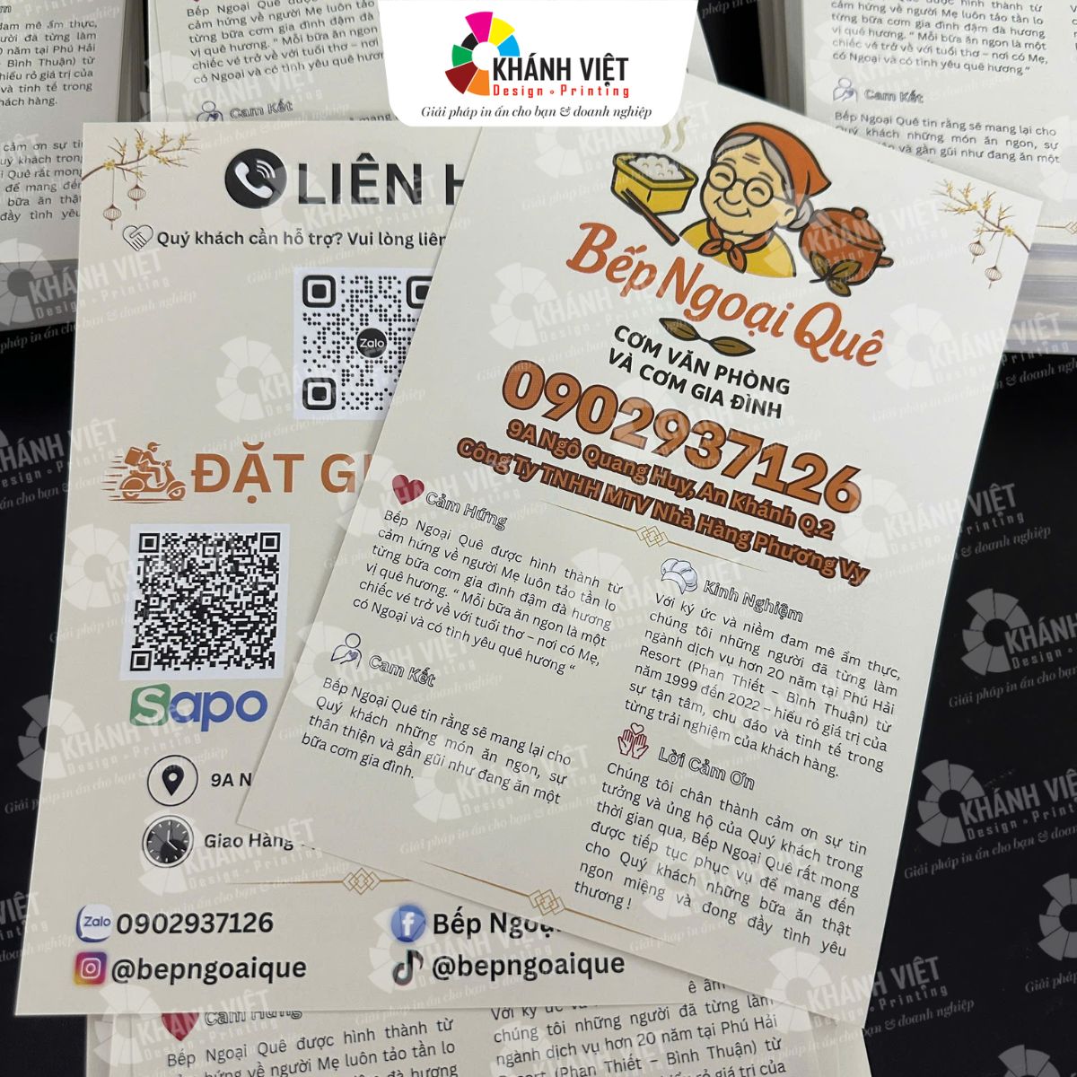 Lợi ích của việc in tờ rơi nhà hàng, quán ăn đẹp, ấn tượng
