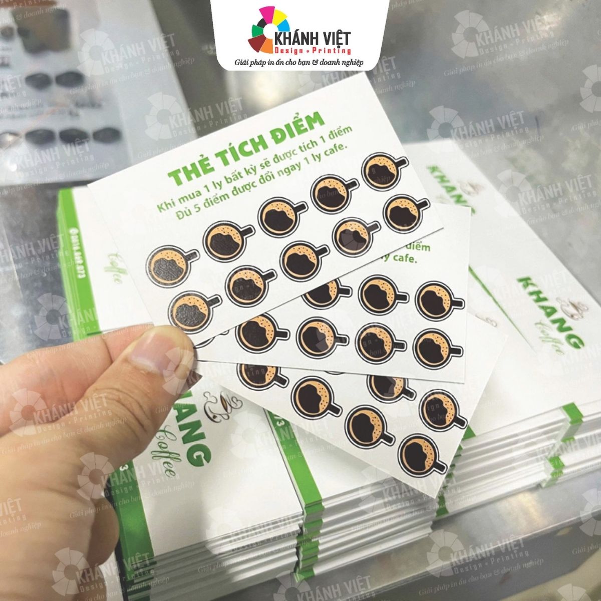 Mẫu thẻ tích điểm, phiếu khách hàng đẹp - Mẫu 9