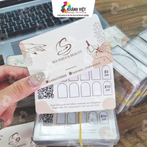 Mẫu thẻ tích điểm, phiếu khách hàng đẹp - Mẫu 8