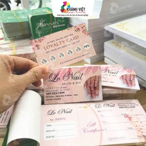 Mẫu thẻ tích điểm, phiếu khách hàng đẹp - Mẫu 7