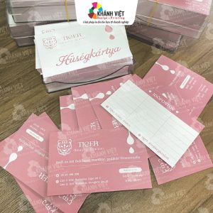 Mẫu thẻ tích điểm, phiếu khách hàng đẹp - Mẫu 4