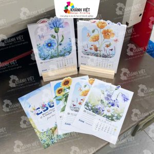 Cấu tạo của lịch gỗ đặc biệt