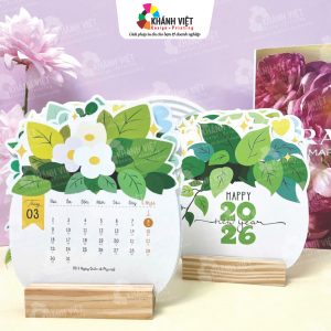 Lịch gỗ để bàn
