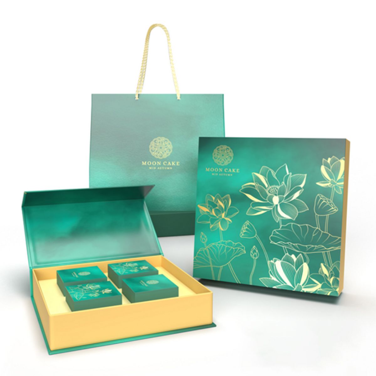 Mẫu hộp bánh trung thu đẹp - M9