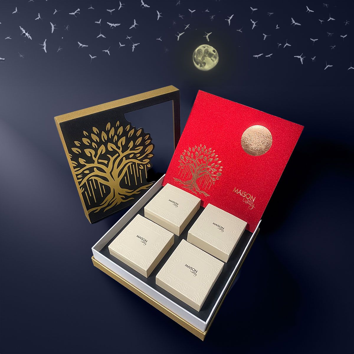 Mẫu hộp bánh trung thu đẹp - M19