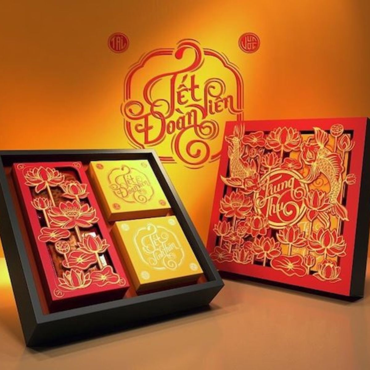 Mẫu hộp bánh trung thu đẹp - M2