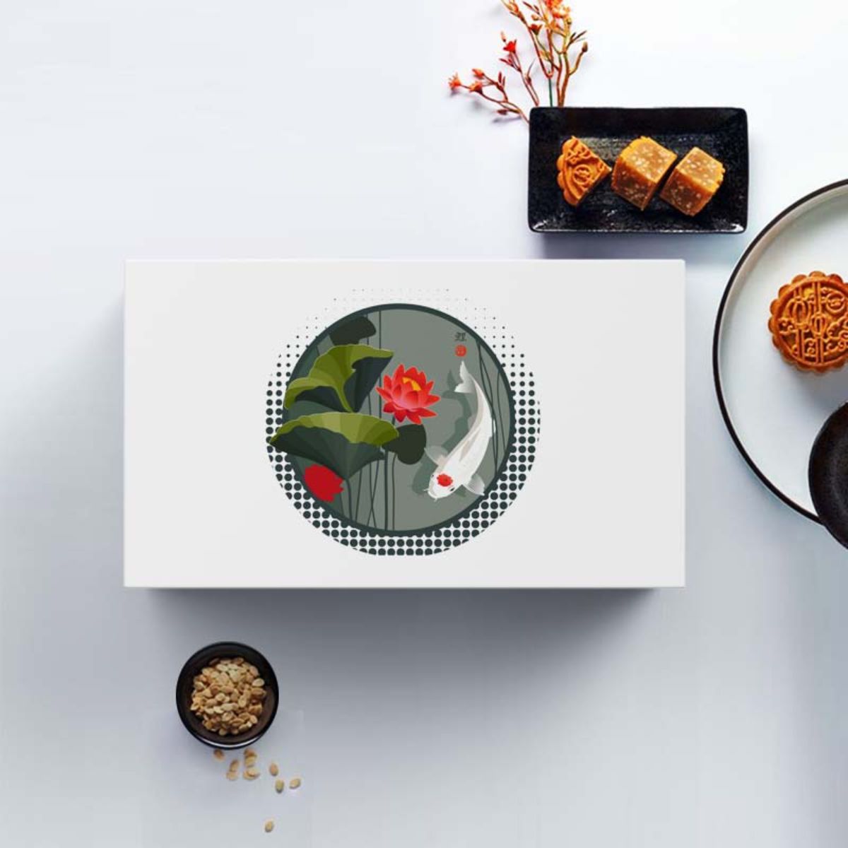 Mẫu hộp bánh trung thu đẹp - M4